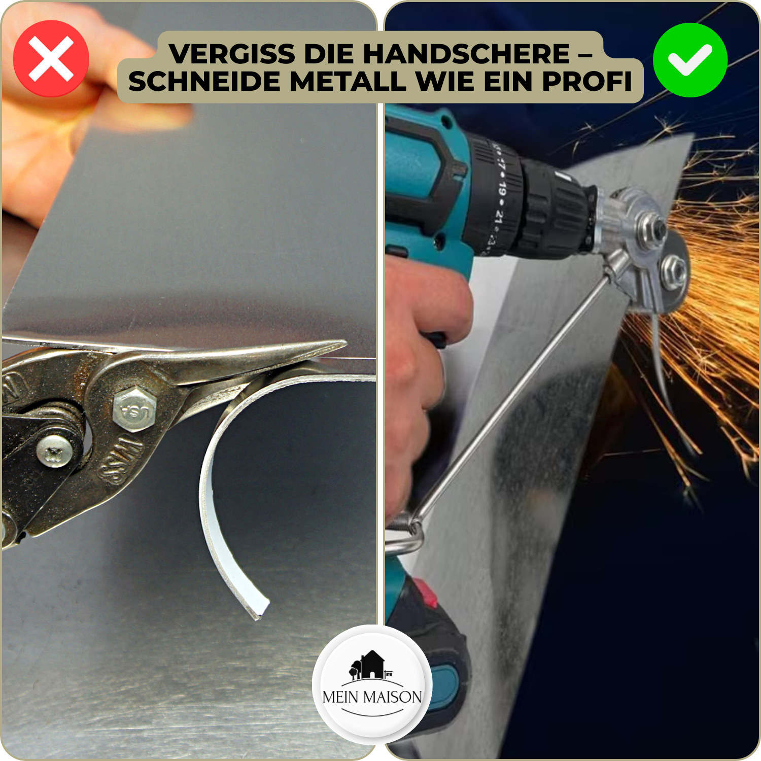 MetalCutPro™ – Découpe rapide et propre de tôle rendue facile