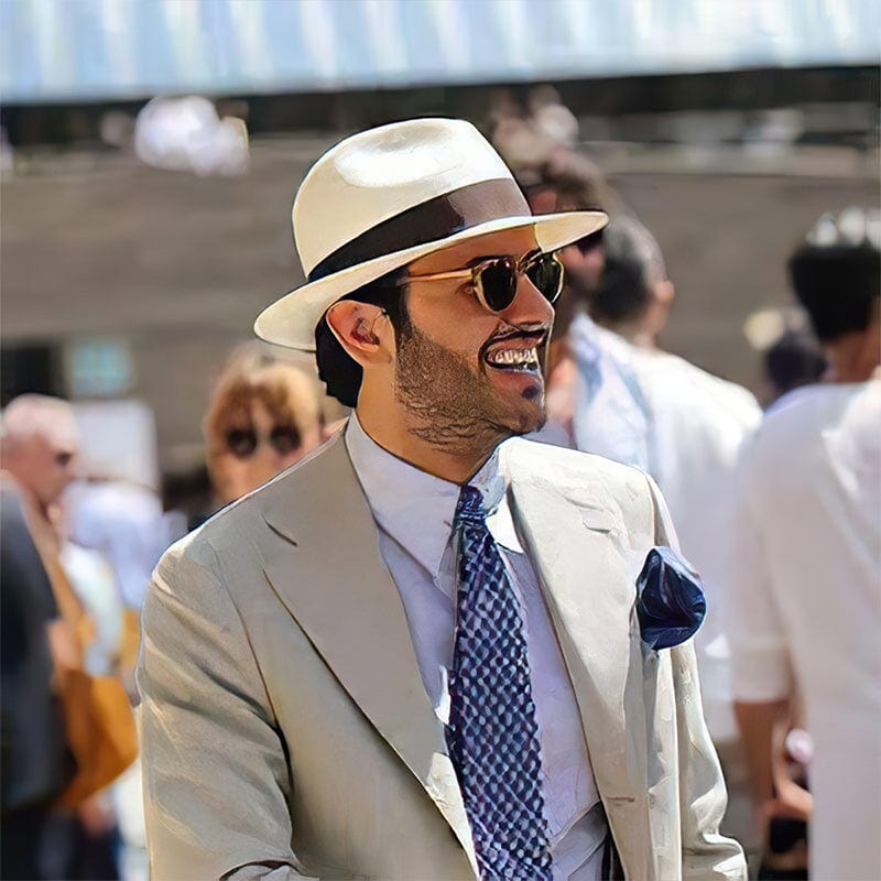 Hugo - Chapeau panama fait main élégant pour le style et la protection solaire