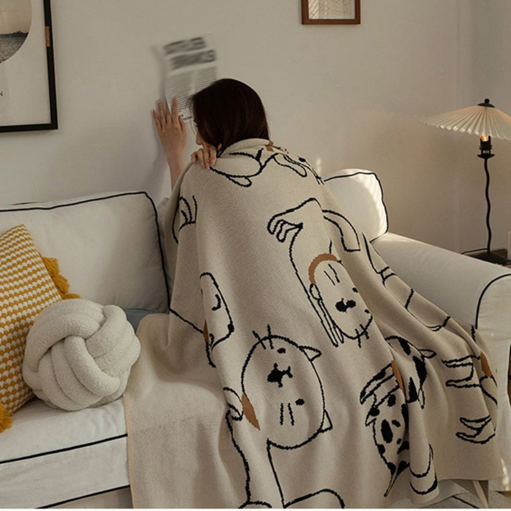 Couverture Nap en Coton Purrsoft