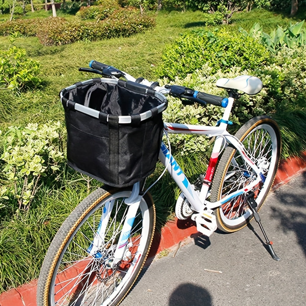 Panier de vélo pliable – Haute capacité et solide capacité de charge pour vélos et animaux