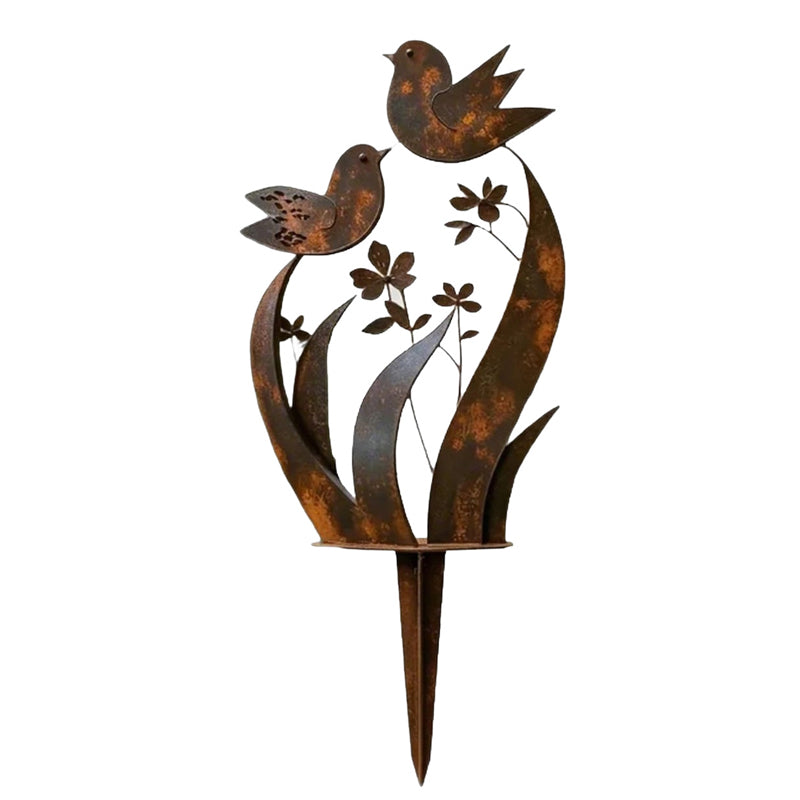 GardenCharm™ | Clôture de jardin décorative avec motifs d'oiseaux et de fleurs
