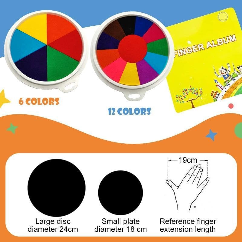 BrilliDazzle™ | Set de Peinture au Doigt – Éveillez immédiatement la créativité et la confiance en soi de votre enfant