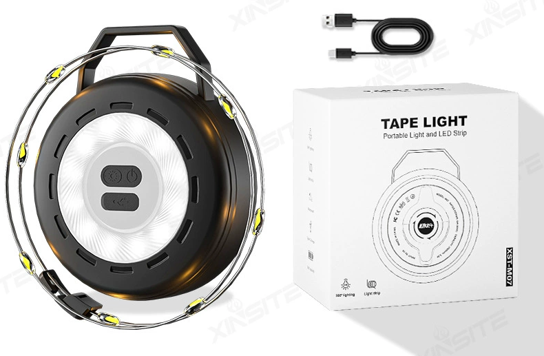 LumaTape - Lampe de camping sans enchevêtrement avec 14 heures d'éclairage lumineux