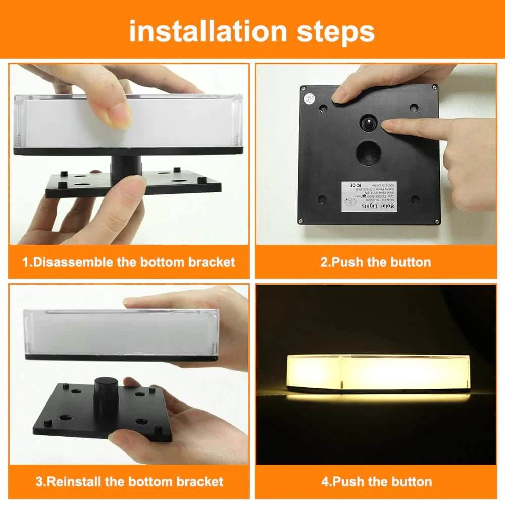 Lampe Solaire LED Moderne pour Extérieur - Durable