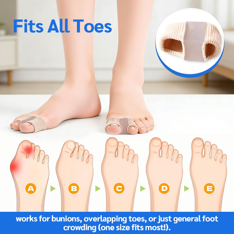 COMFORTOE – Correcteur de Doigts de Pied Souple pour un Port Quotidien et un Soulagement