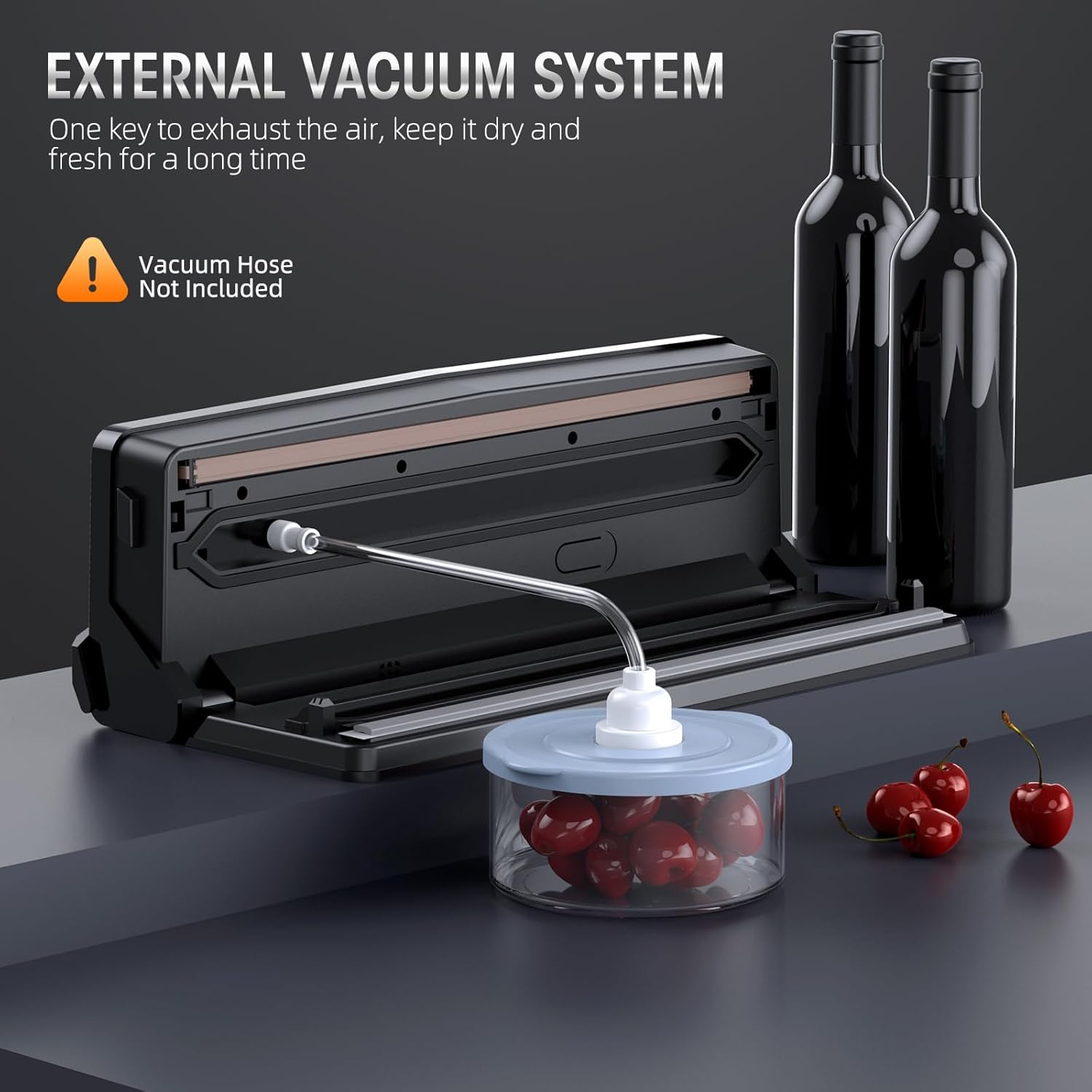 Machine de mise sous vide 8-en-1 avec cutter intégré