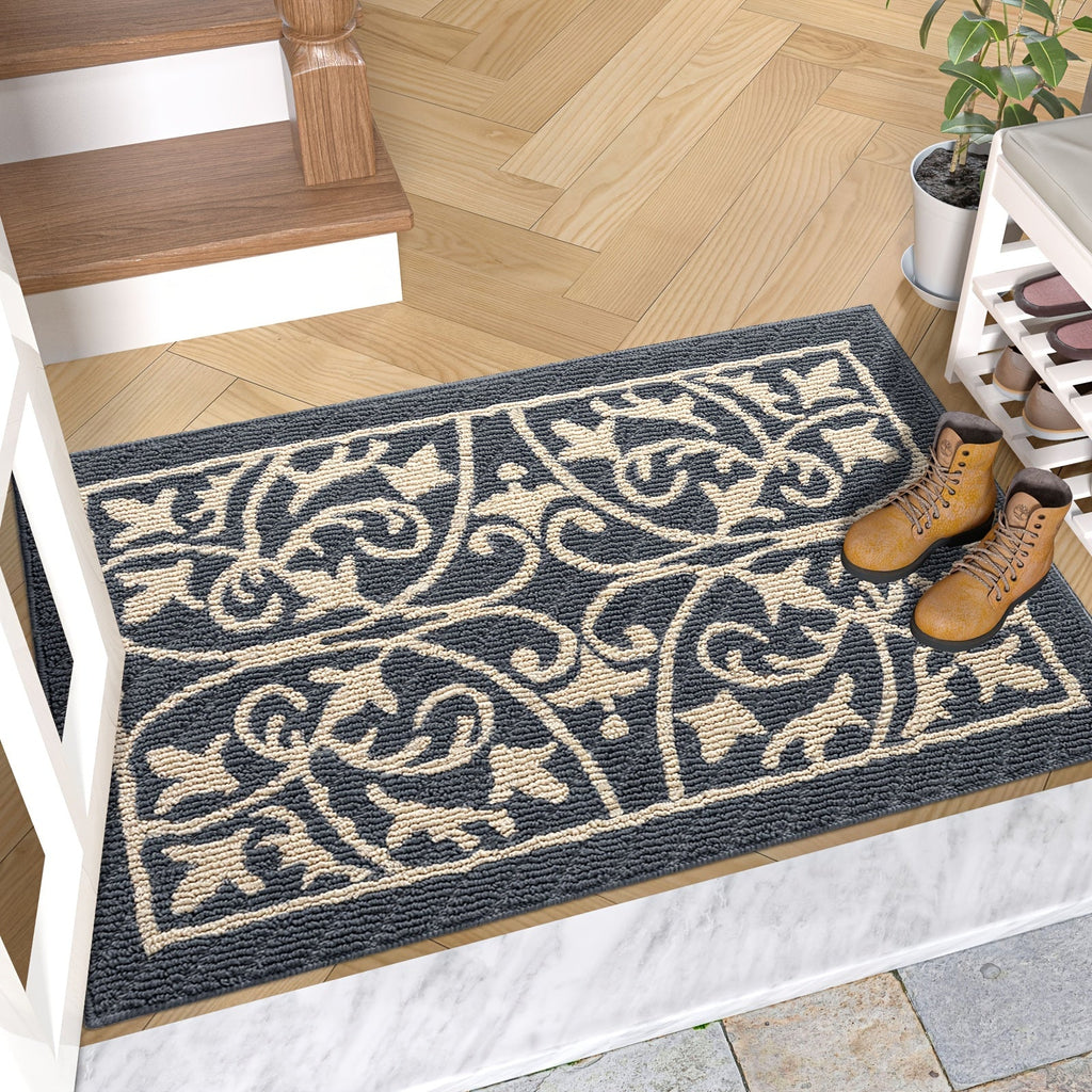 PUREHOME - Tapis d'entrée intérieur à profil bas antidérapant 1 pièce