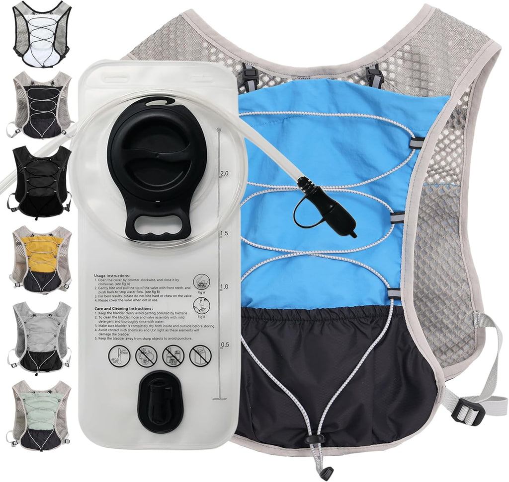 Gilet de Course Ultra-Léger avec Réservoir d'Eau de 2L – Dravien
