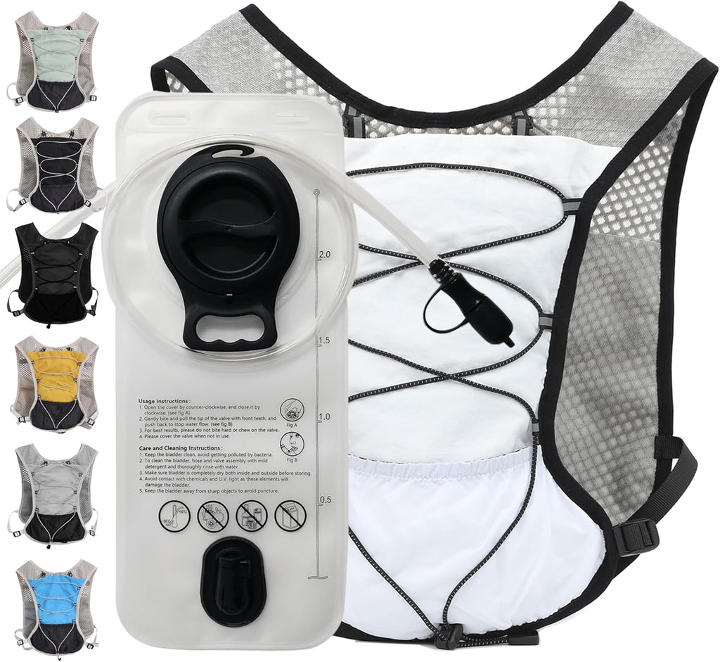Gilet de Course Ultra-Léger avec Réservoir d'Eau de 2L – Dravien