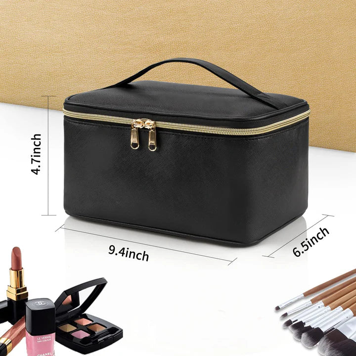 Skanto | Organisateur de maquillage pratique pour les voyages | Avec compartiments et séparateurs