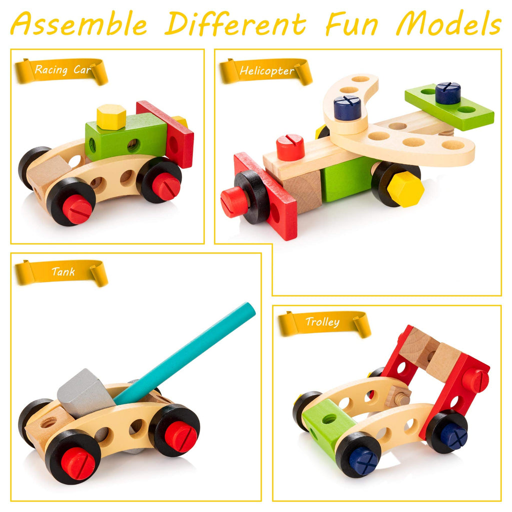 Coffre à Outils en Bois pour Enfants - Créatif et Éducatif