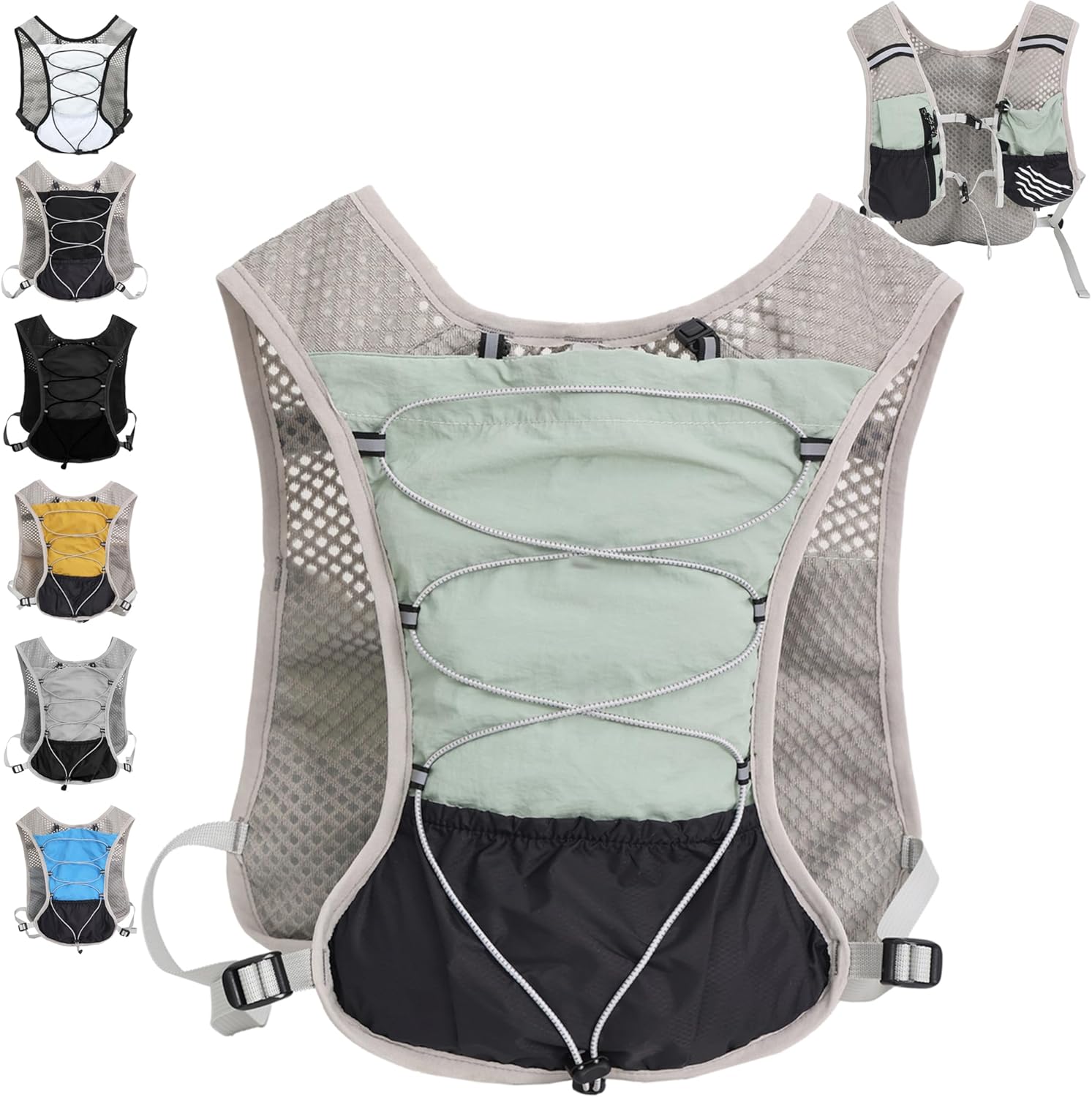 Gilet de Course Ultra-Léger avec Réservoir d'Eau de 2L – Dravien