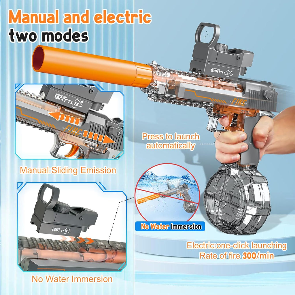 HydroBlitz Elite Pistolet à Eau Électrique