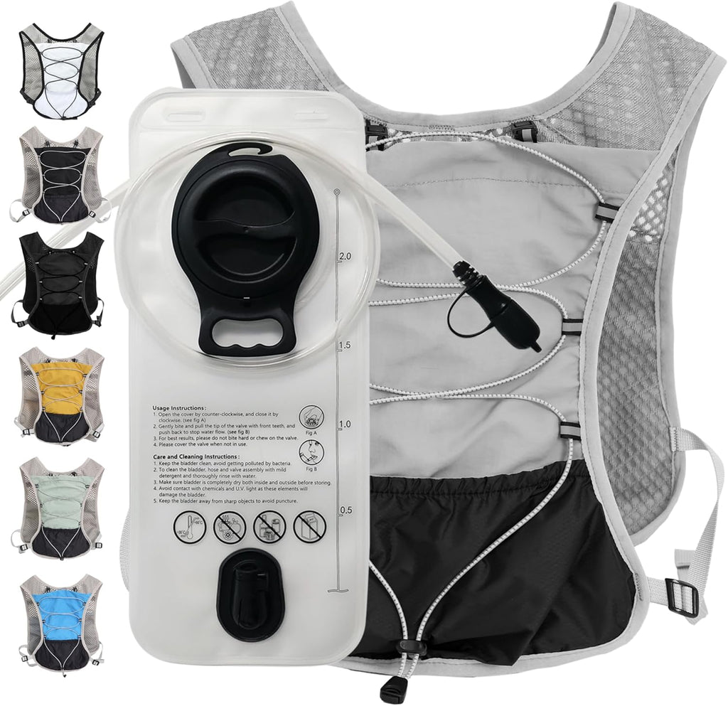Gilet de Course Ultra-Léger avec Réservoir d'Eau de 2L – Dravien