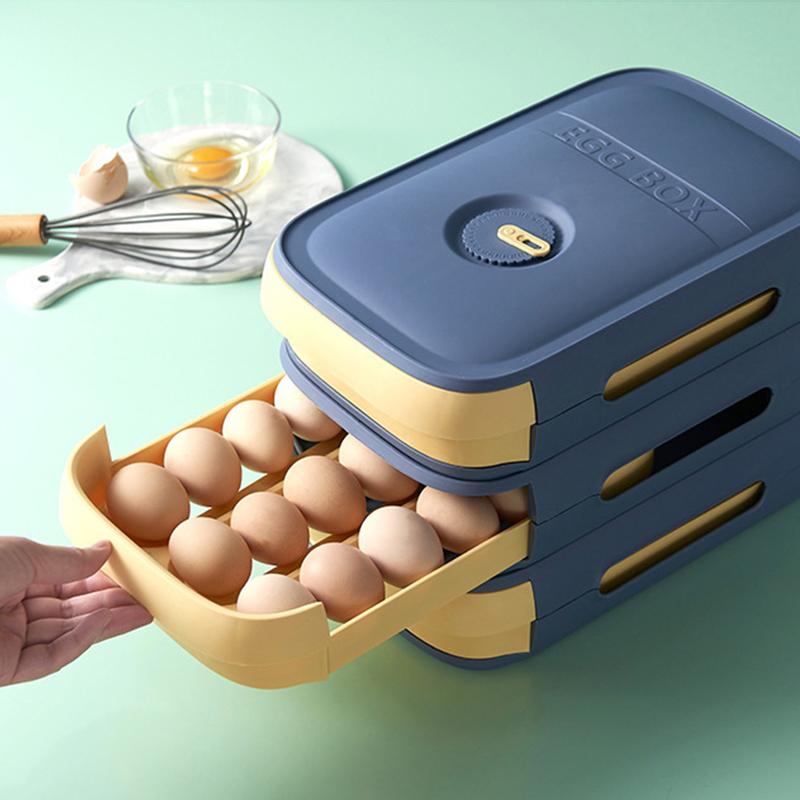FreshEggs™ | Économisez de l'espace au réfrigérateur et conservez les œufs plus longtemps frais