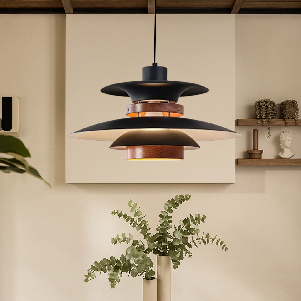 Lustre Accent en Bois Nordique
