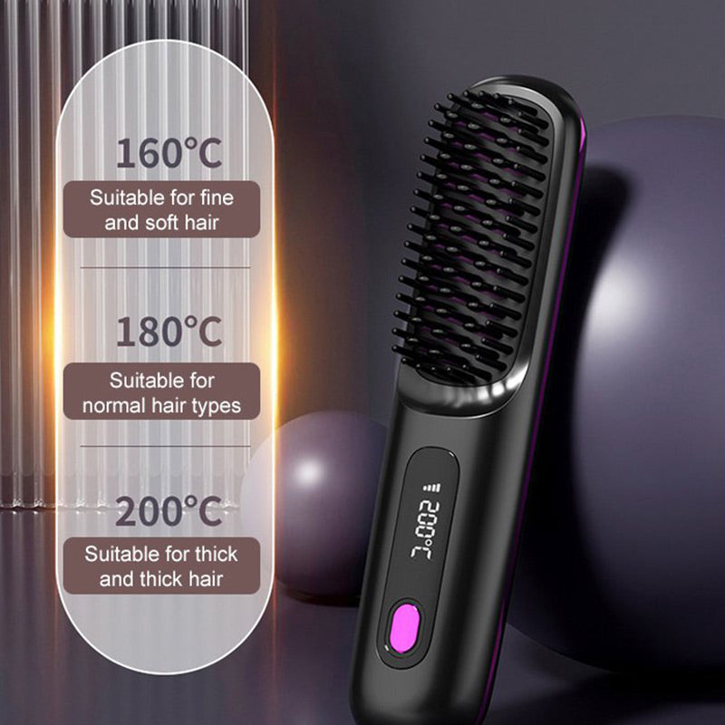 SilkGlow™ | Brosse lissante sans fil avec technologie céramique