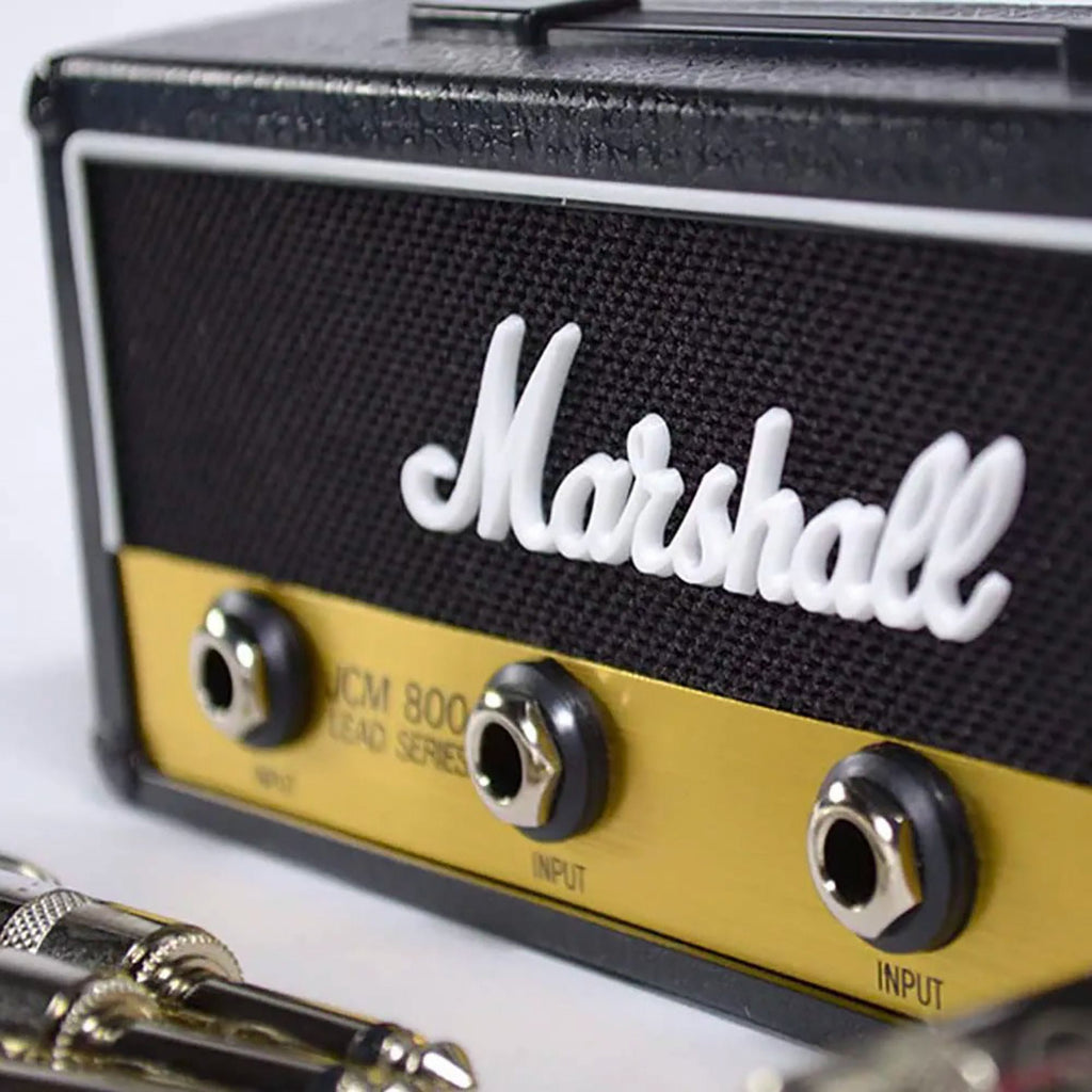 Keyamp Porte-clés | Design amplificateur de guitare | Tableau mural porte-clés avec entrées Jack