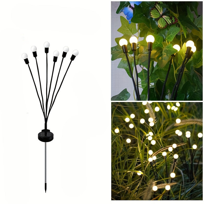 NIGHTFLARE - Lampes solaires LED Firefly de 6/8/10, décoration de festival et de jardin