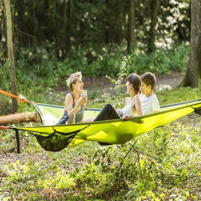 Skanto | Hamac de Camping Multi-Personnes avec Système d'Ancrage à 3 Points