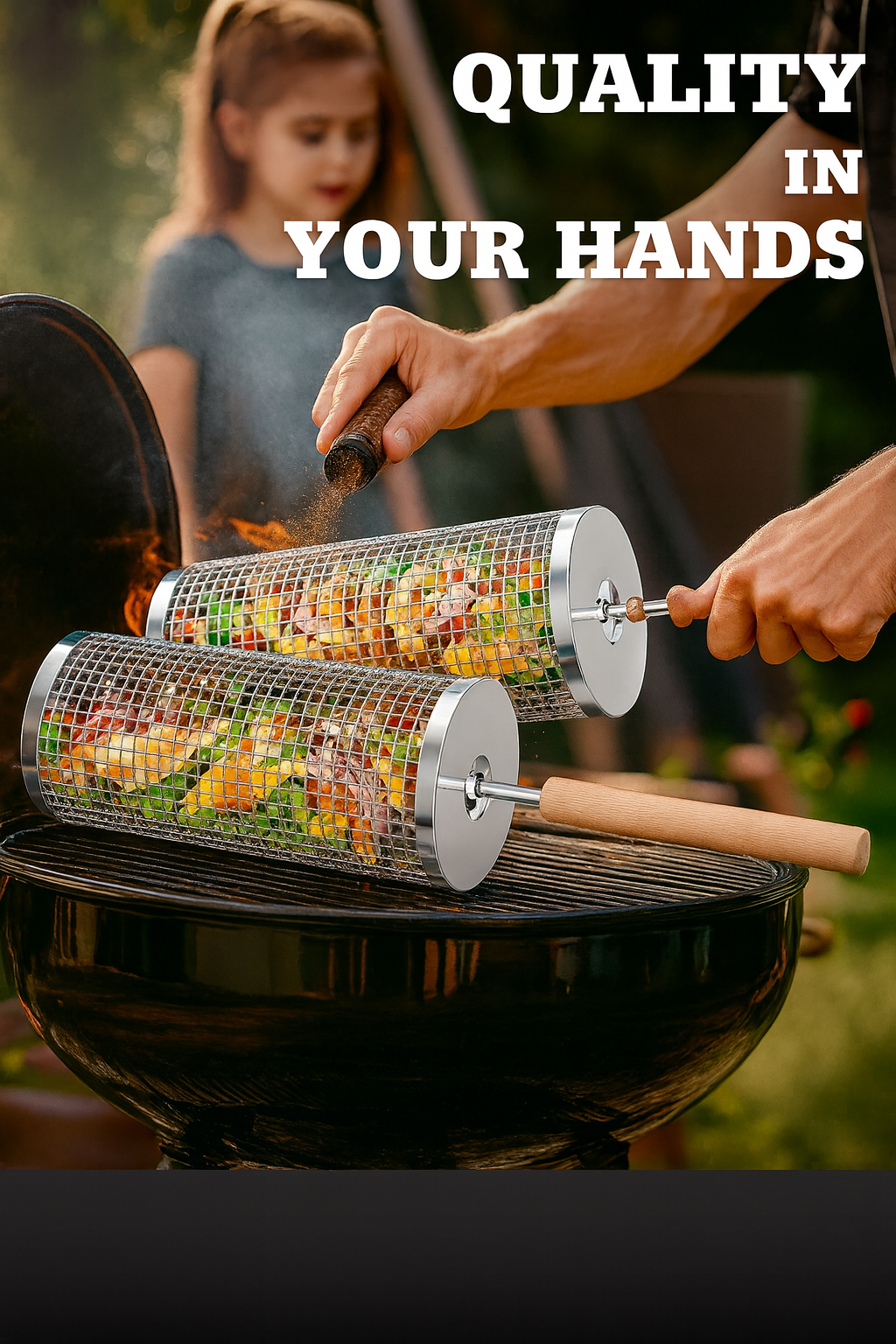 BBQLock – Retournez les aliments sans effort, sans les casser ni les brûler