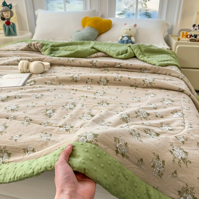 BLOOMCOOL – Couette d'été florale légère pour un confort de sommeil respirant