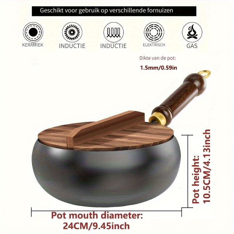 ChefMaster Poêle en Fonte – Ustensile de Cuisine Durable et Polyvalent