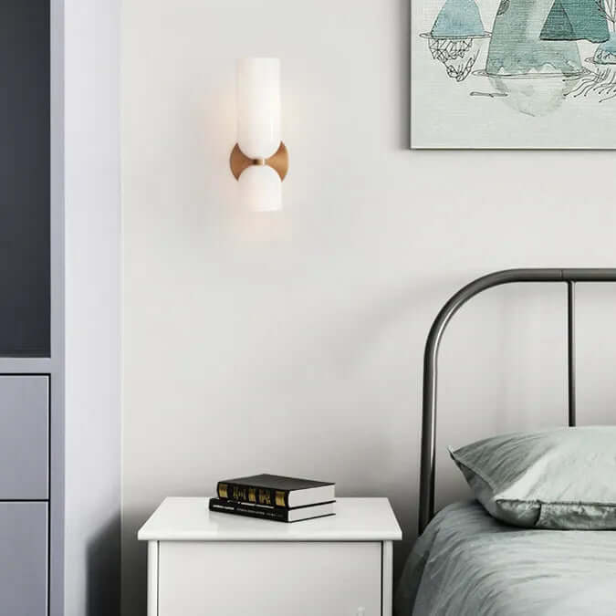 Applique Murale Moderne en Verre Double