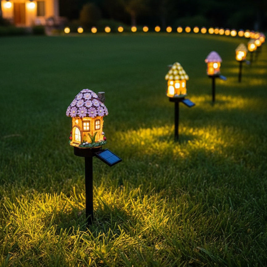 MUSHLUNA – Lampe de jardin champignon solaire pour une décoration extérieure enchanteresse