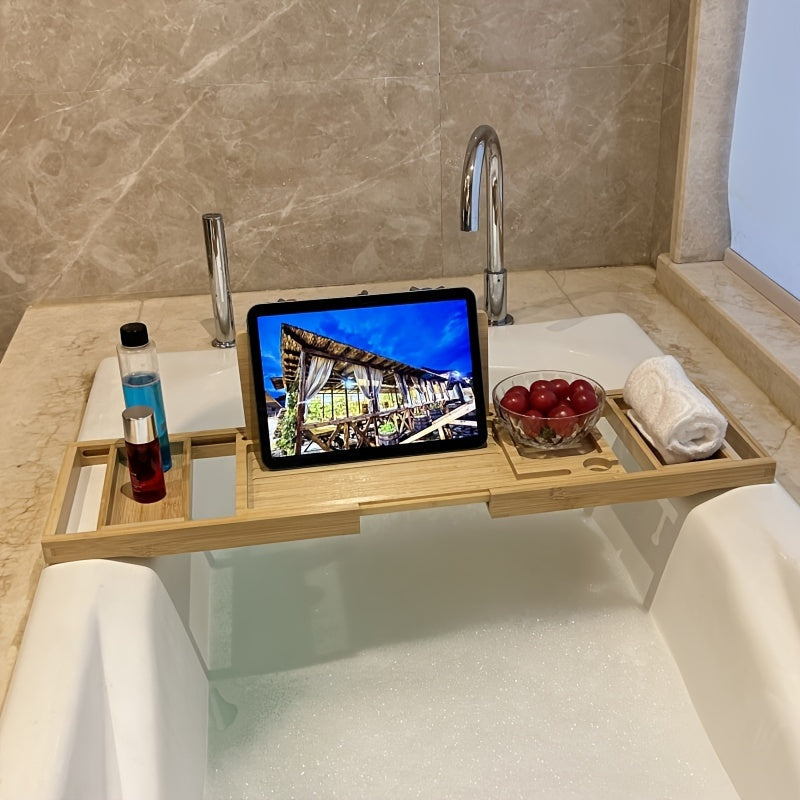 Plateau de Baignoire en Bambou - Pour une Détente Ultime