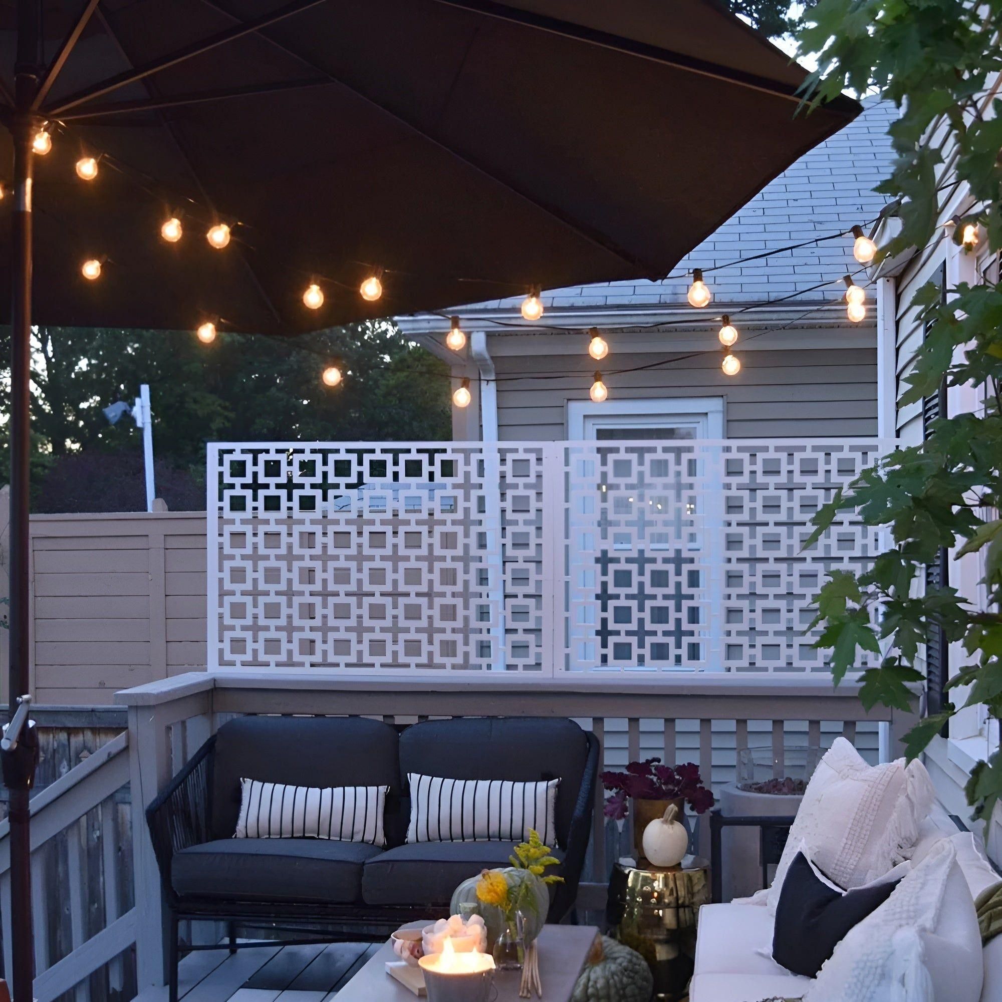 FairyFlicker Guirlandes lumineuses - Éclairage de terrasse luxueux avec protection étanche | Karnz