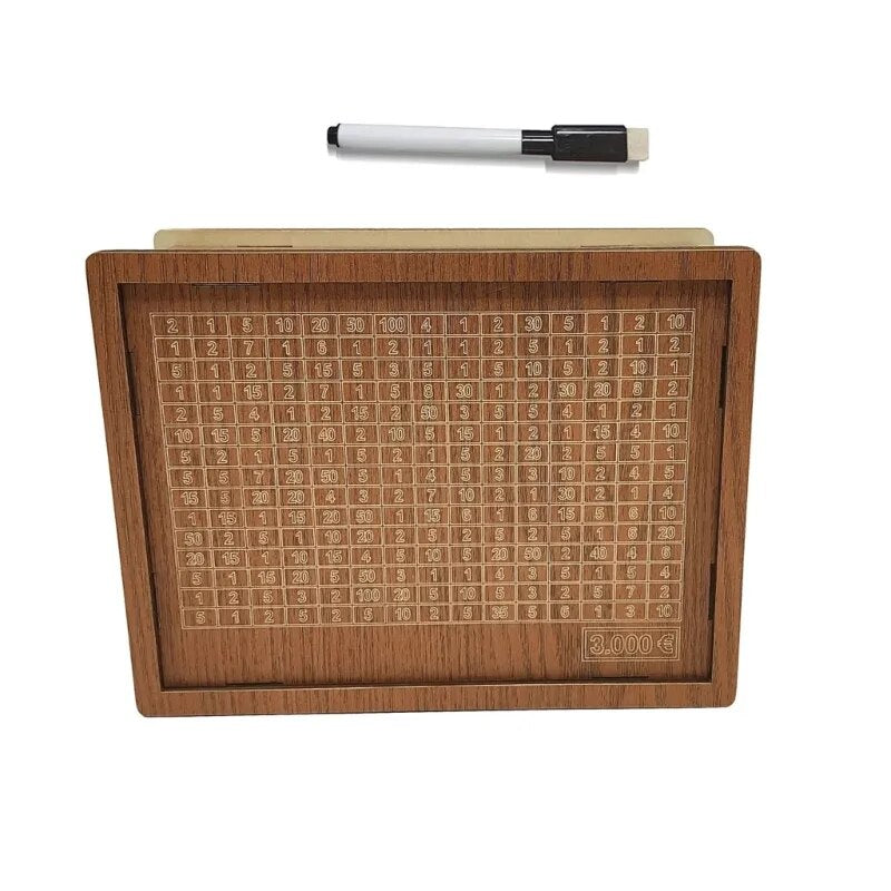 50% de réduction | WealthBox™ | Tirelire en bois [Dernier jour de réduction]