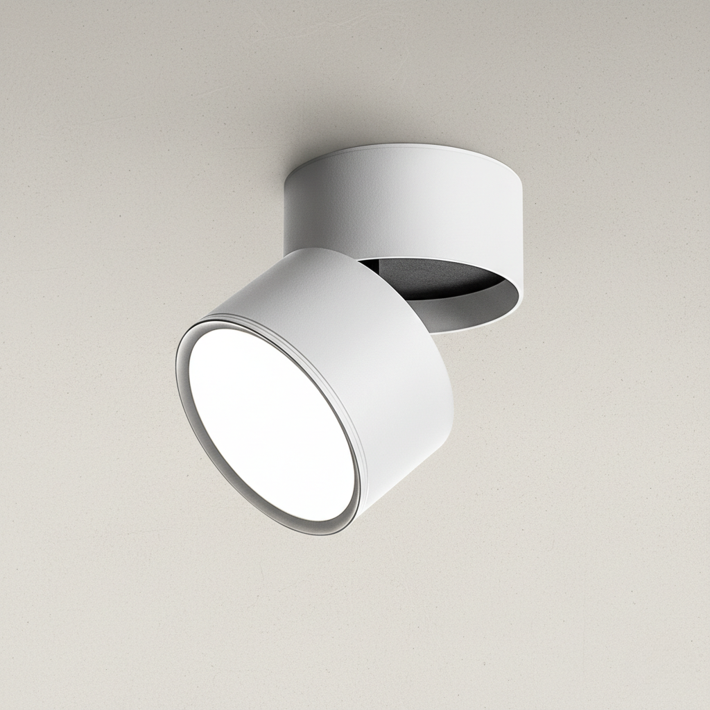Projecteur LED ajustable et élégant pour plafonds modernes