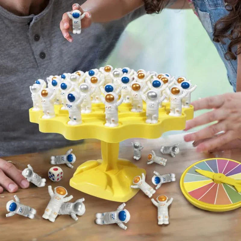 Jeu d'équilibre d'astronaute pour stimuler l'apprentissage