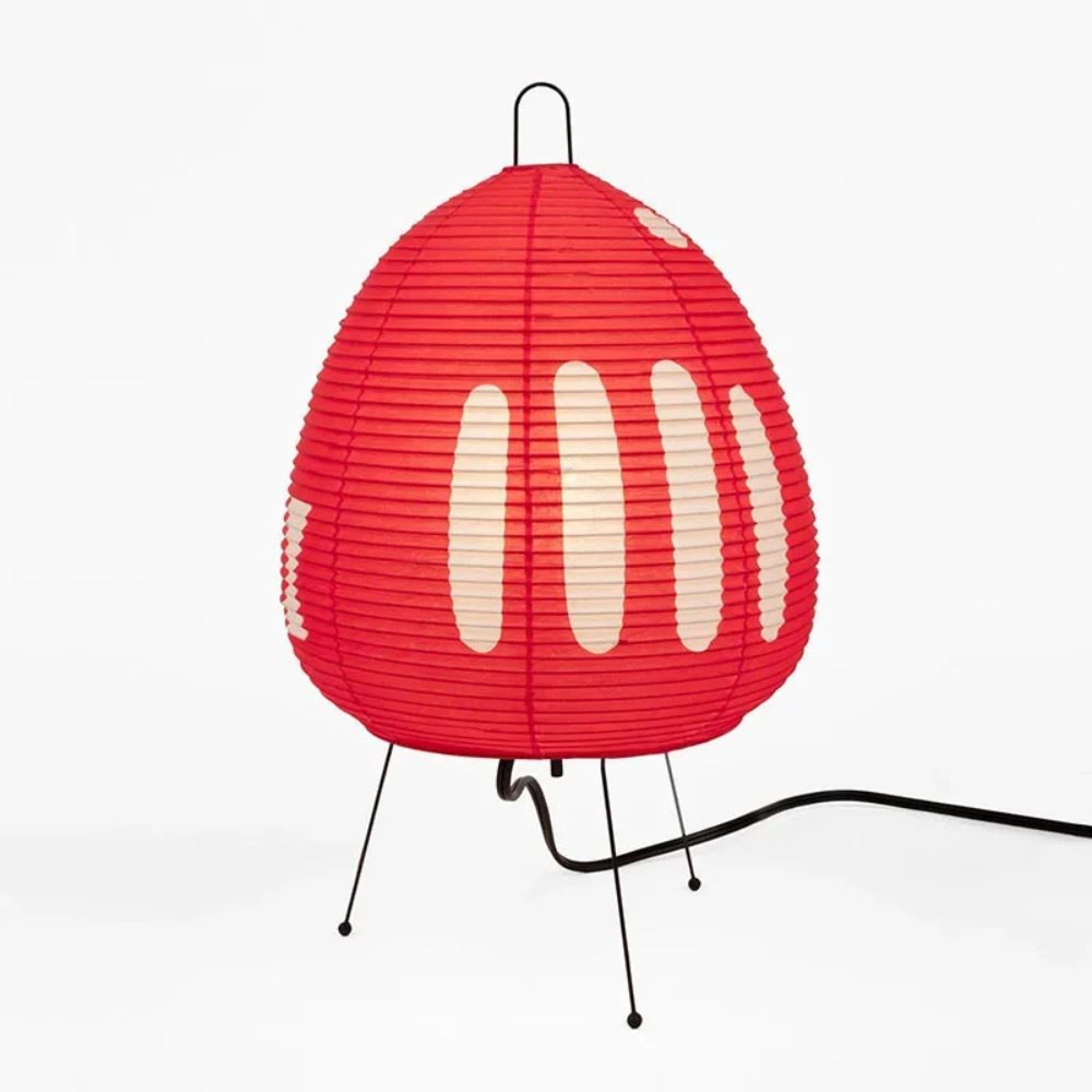 Yunari Haze - Lampe de sol et de table en papier de riz Wabi-Sabi pour une ambiance chaleureuse
