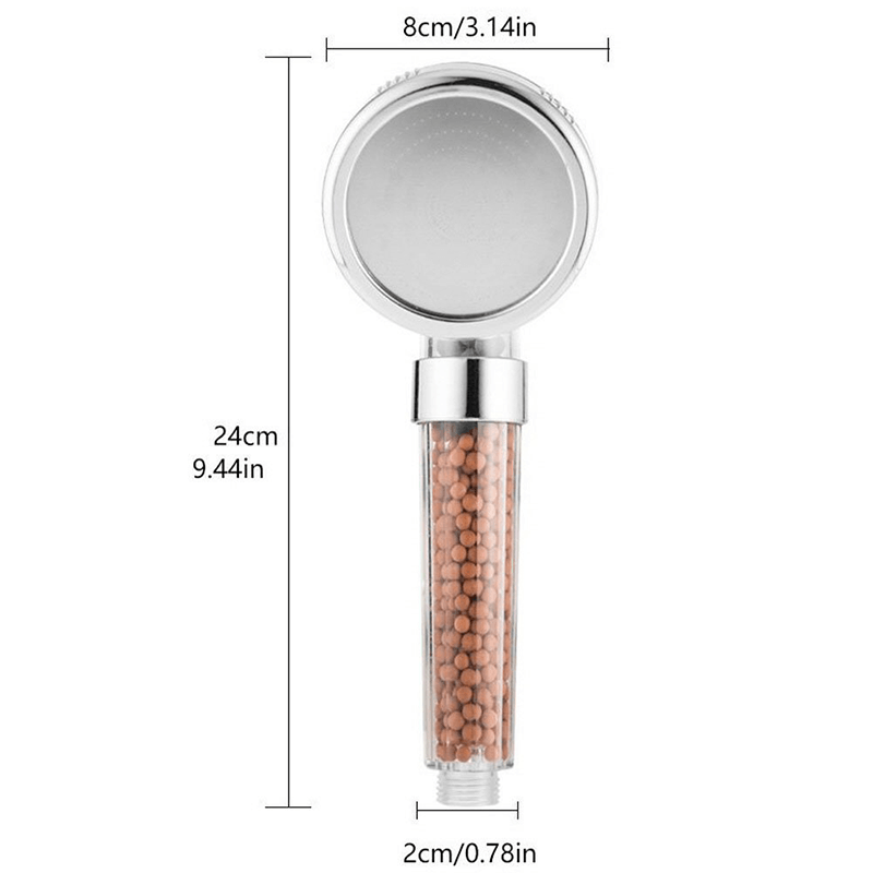 Douchette Premium avec filtre à ions, économique en eau et avec pression d'eau réglable