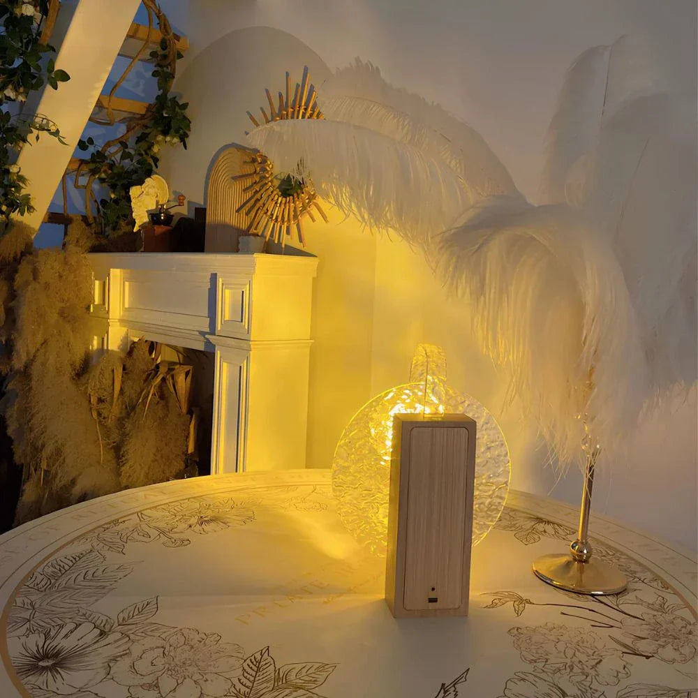 Lampe de coucher de soleil avec projection réglable – lampe de table dimmable