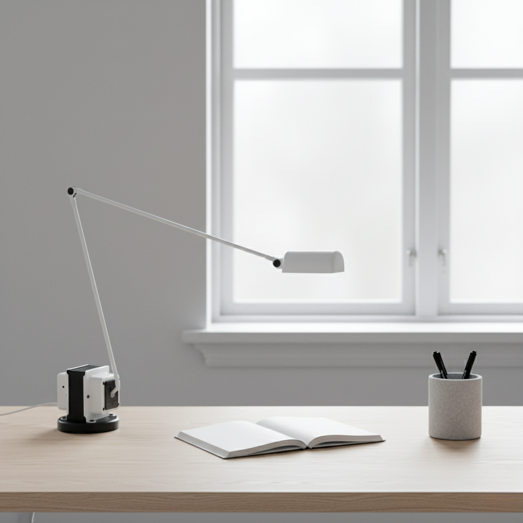 PivotLamp | Lampe de Bureau LED Moderne Minimaliste avec Bras Ajustable