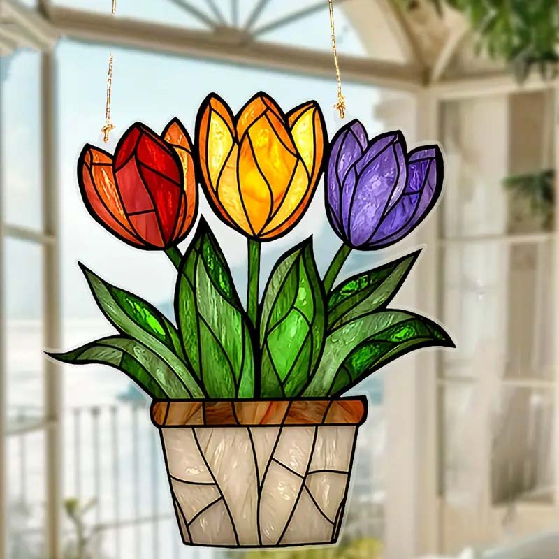 1+1 GRATUIT | LeafGlow™ | Pendentif de Plante en Acrylique Vert