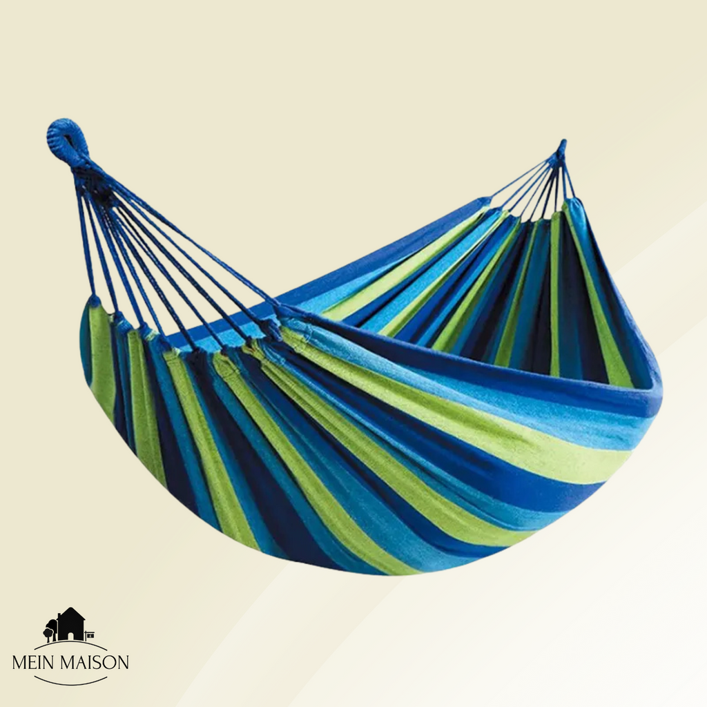 Hamac RelaxoLounge | Toile robuste | Design anti-glisse | Capacité de charge 200 kg