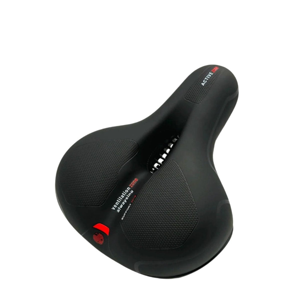 Sandsberg | Selle de vélo CloudComfort Pro | Mousse à mémoire soulageant la pression | Noir