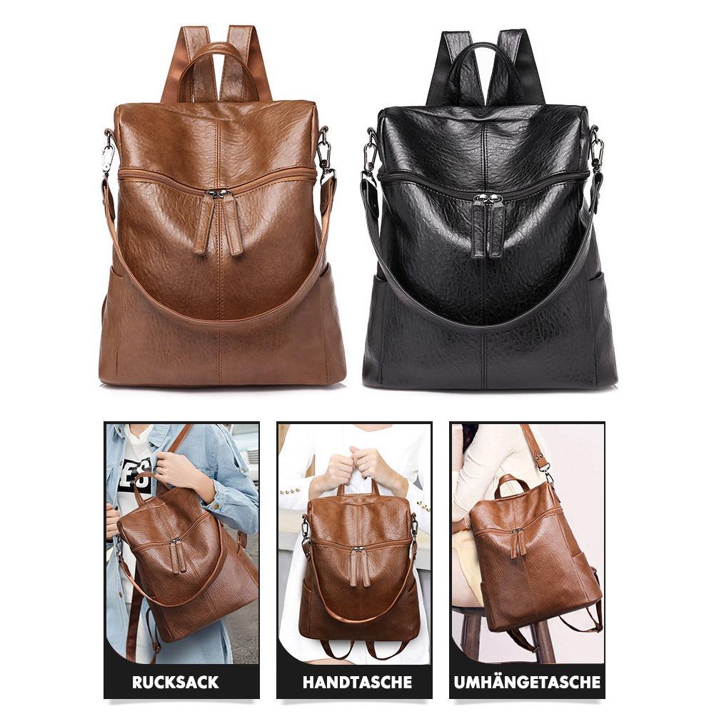 Sac à dos grande capacité - Cuir véritable