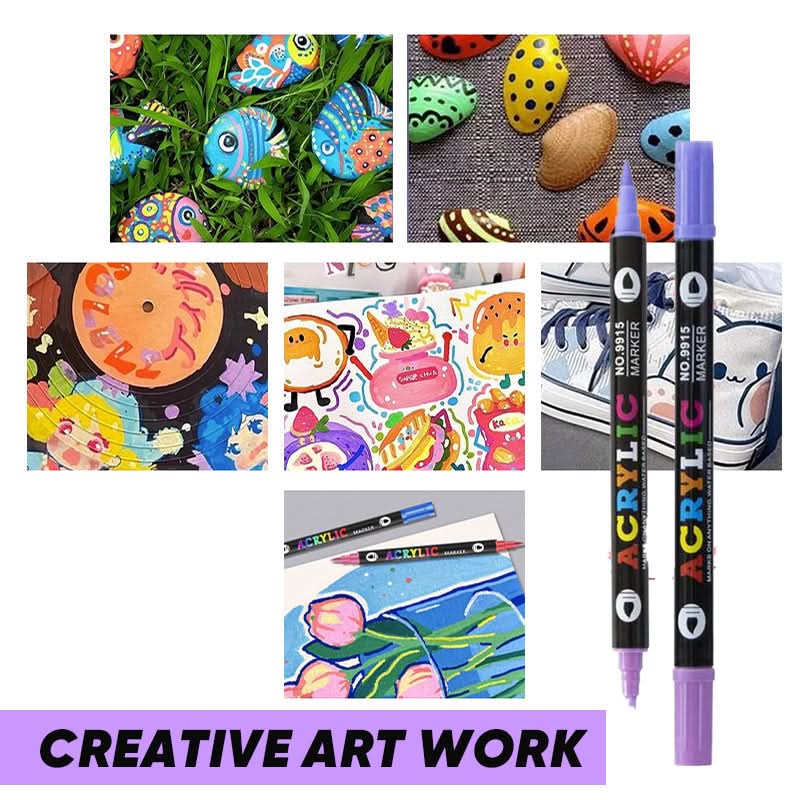 Stylos de peinture acrylique pour des créations vibrantes