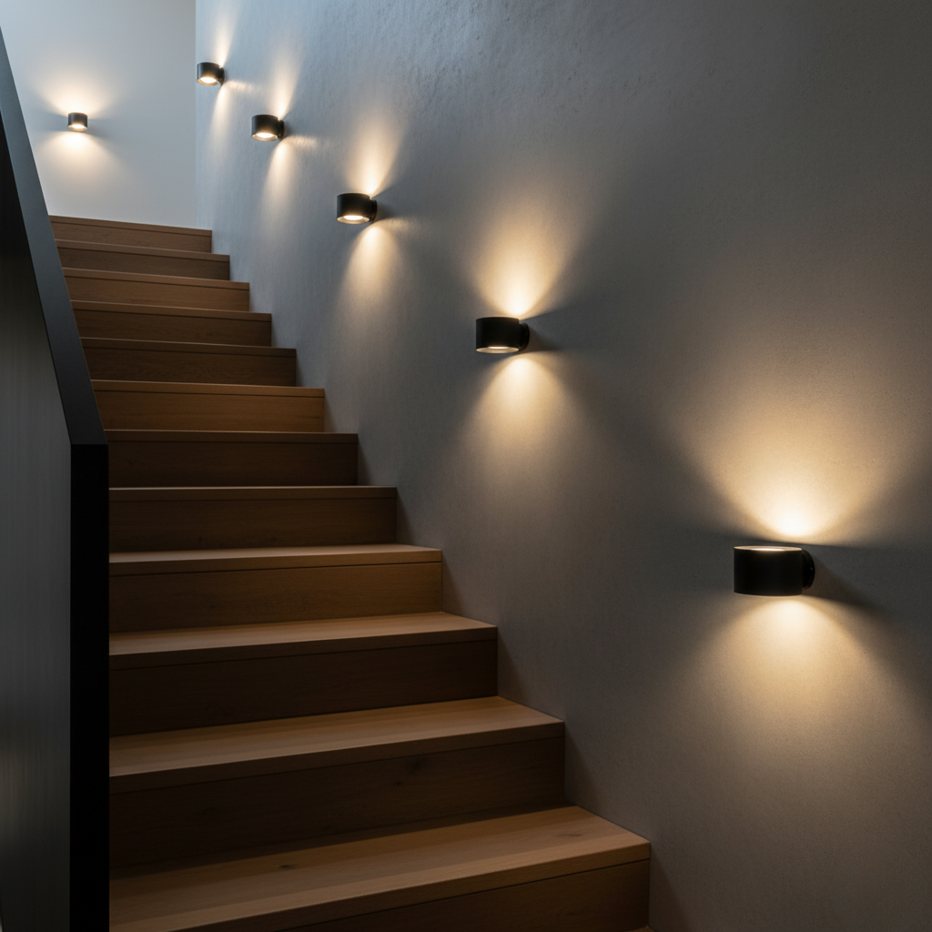 Pivot Easy-Stick – Applique murale LED sans fil à double direction 360°, alimentée par batterie, rechargeable par USB