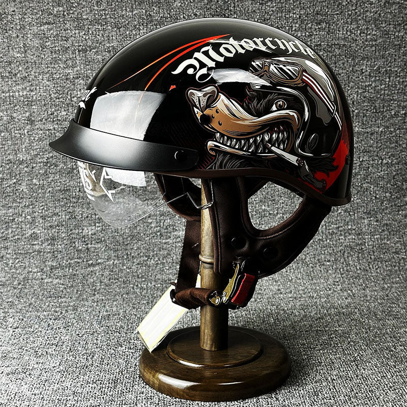 Casque de Ville pour Chopper avec Design Minimaliste