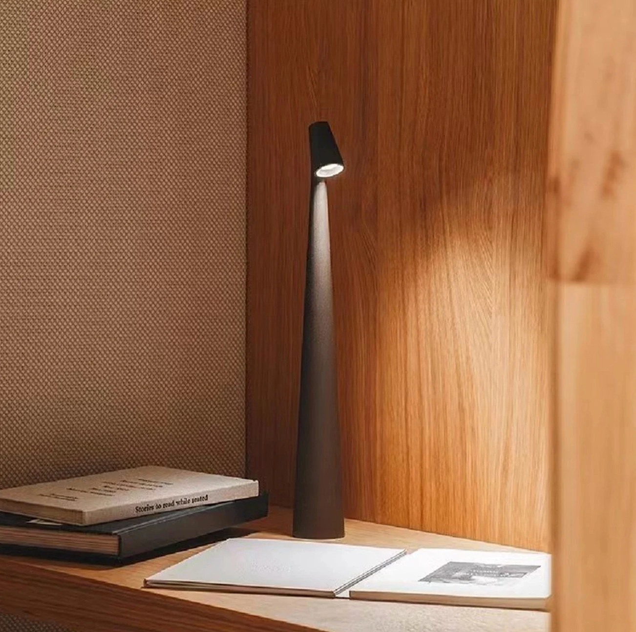 Lampe de Table LED Sans Fil avec Fonction de Dimmage Tactile