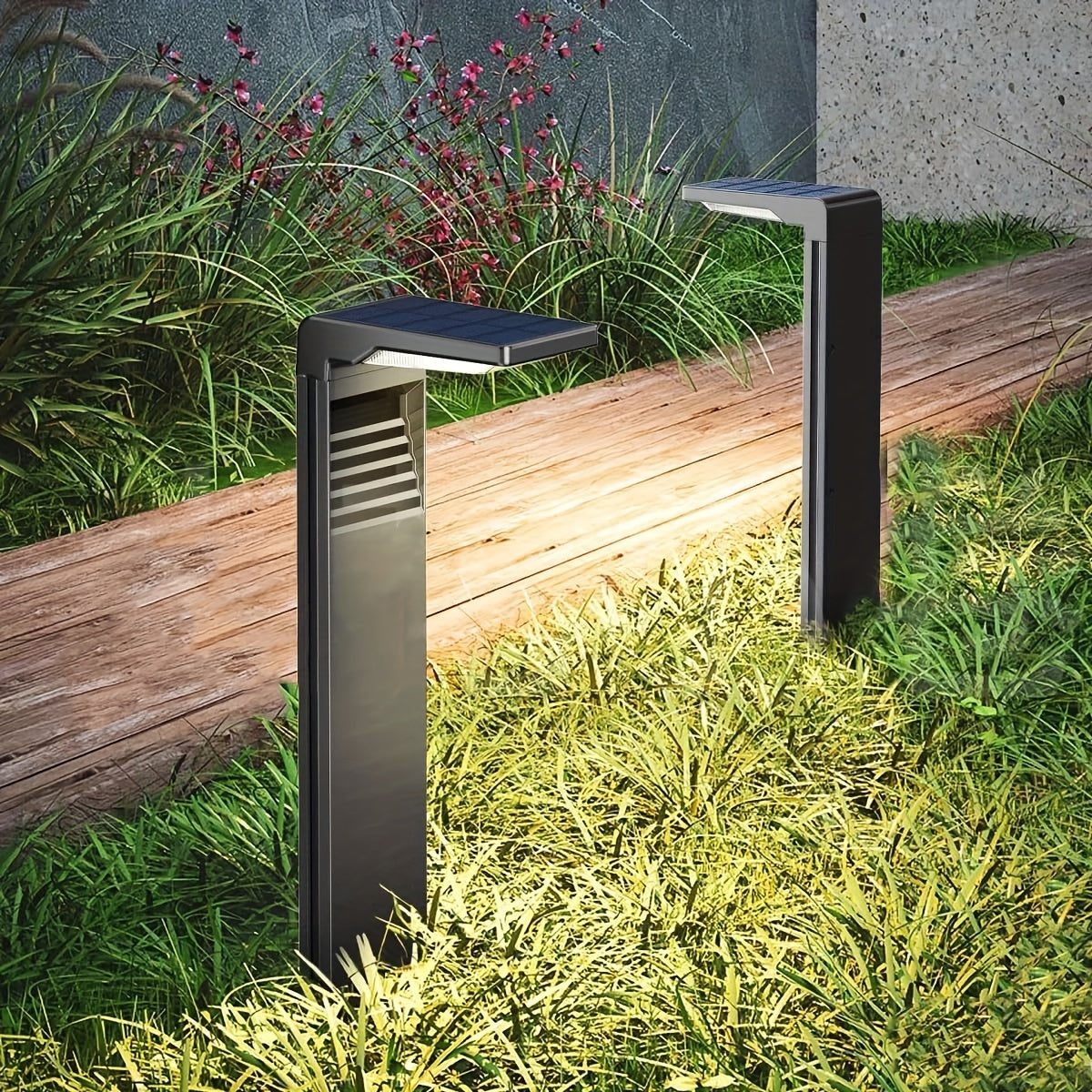 Éclairage de Chemin de Jardin Solaire – Moderne et Fonctionnel