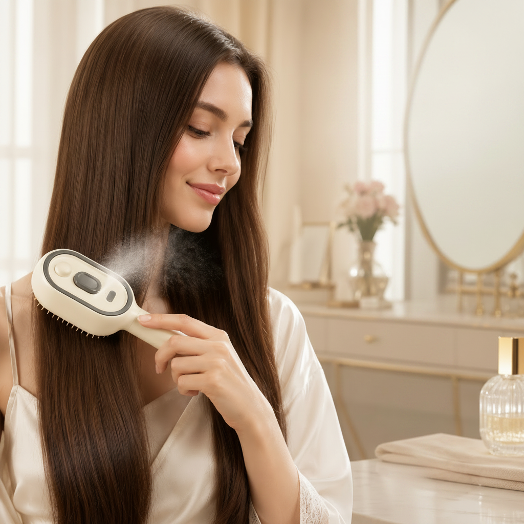 VIBRANOVA – Peigne de Massage Électrique pour une Détente Douce du Cuir Chevelu