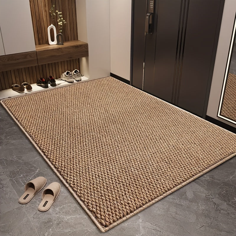 LUMEDWELL - Tapis d'entrée décoratif en forme d'ananas avec surface texturée et design anti-dérapant