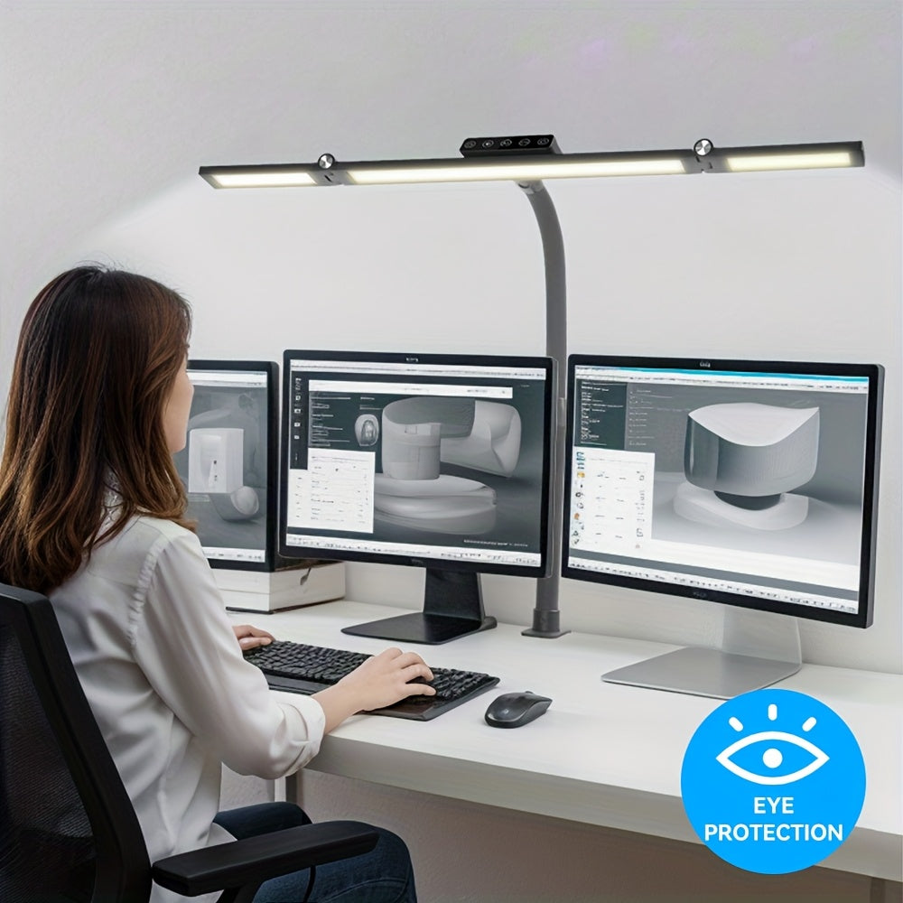 VIVILITE - Lampe de travail ultra lumineuse de 18W avec col de cygne et éclairage à large portée